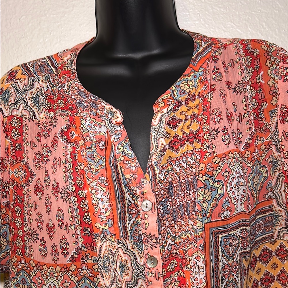 Westport Multicolor Paisley Button-Down Shirt - Picture 3 of 6